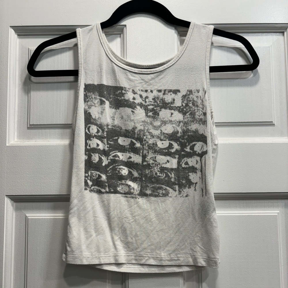 White tank top